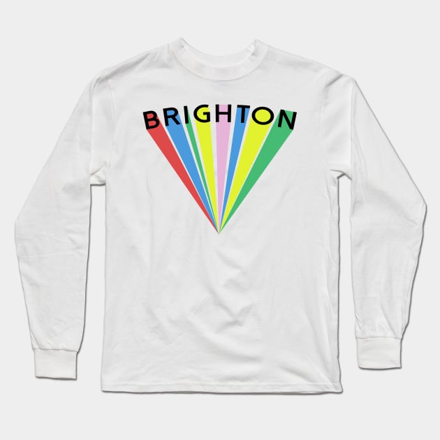 Brighton Long Sleeve T-Shirt by PaletteDesigns